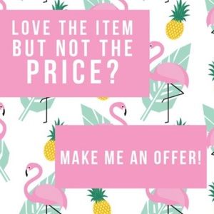 ⭐️Spring Sale⭐️Make me offer, reasonable offers will be accepted 😍